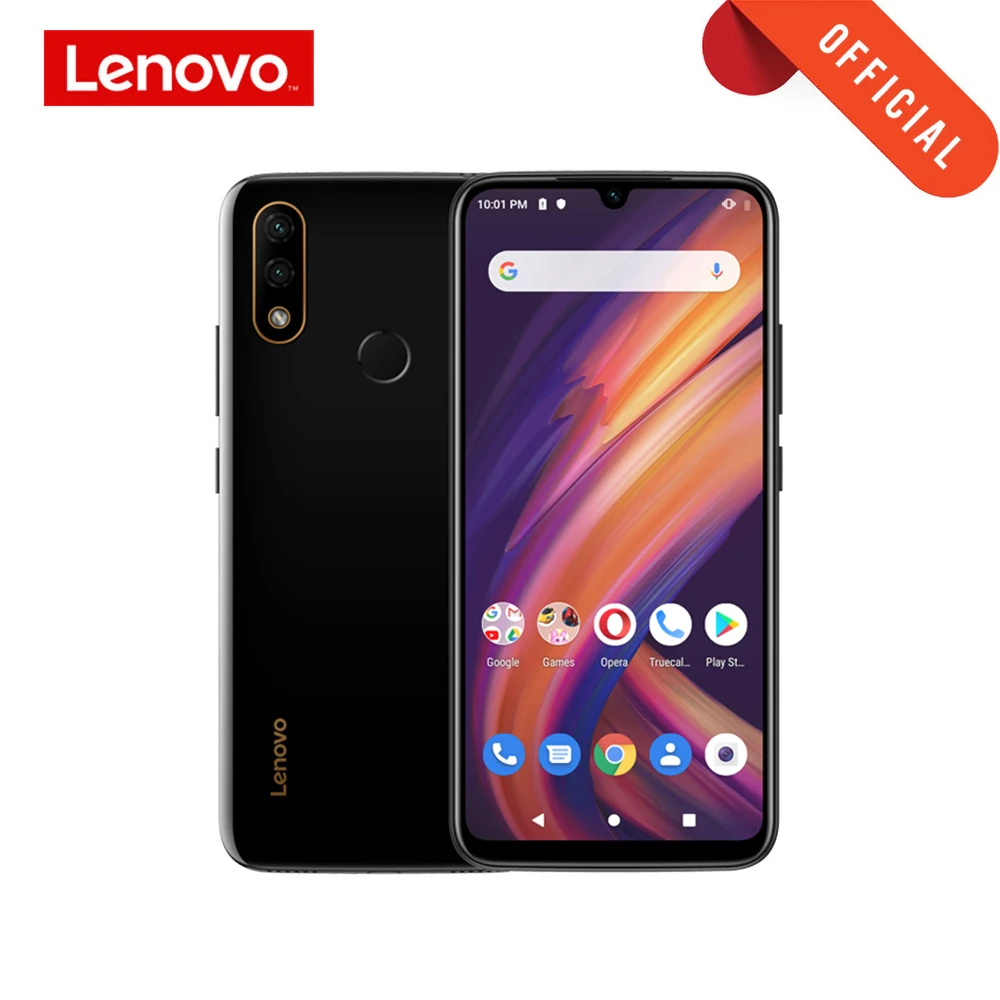 Смартфон lenovo смартфон A6 Note 6 09 дюймов HD экран Bluetooth 5 0 задняя двойная камера 4000 мАч