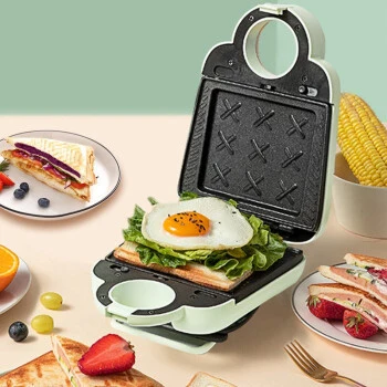 Electric Waffles Iron Sandwich Maker Oven Breakfast Machine Multi-Function Heating Toast Pressure Grill Toaster Hot Plate MB28