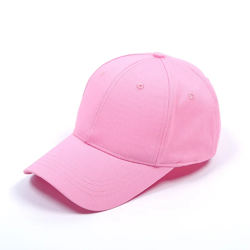 Женская пляжная Спортивная шляпа для спорта на открытом воздухе, шапка с хвостиком, одноцветная дышащая Солнцезащитная шляпа - Цвет: pink