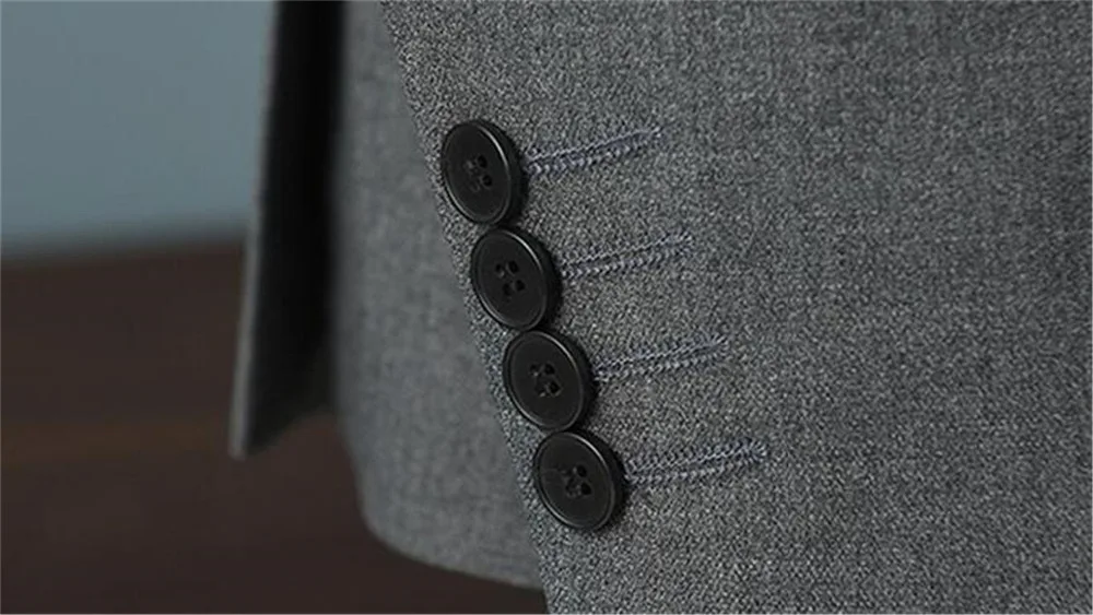 Коричневый Свадебный Мужской костюм шаль лацкан мужской костюм s Slim Fit 3 шт.(куртка+ брюки+ жилет) для свадьбы жених выпускного вечера вечерние смокинги