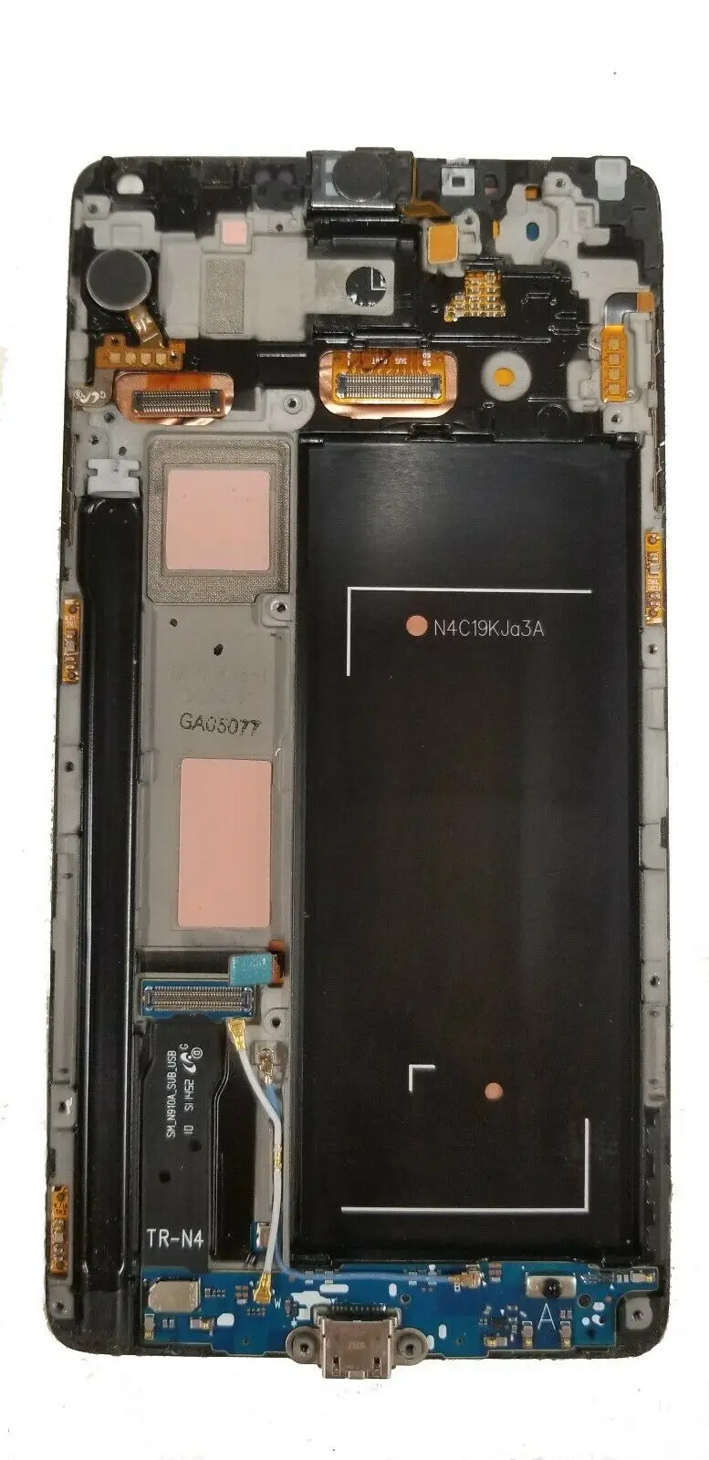 5," с рамкой lcd для samsung Galaxy Note 4 Note4 N910C N910 N910A N910F lcd дисплей кодирующий преобразователь сенсорного экрана в сборе