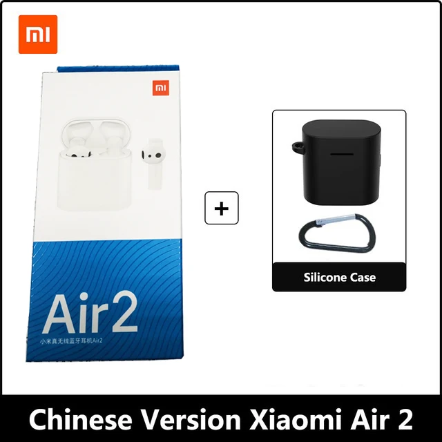 add Black case Xiao mi Airdots Pro 2 mi True беспроводные наушники 2 TWS наушники Air 2 LHDC Tap управление Dual mi C ENC - Цвет: add Black case