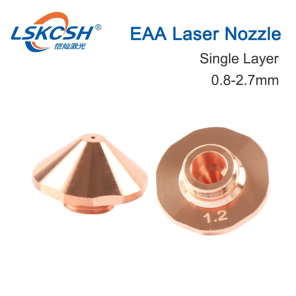 LSKCSH 10 шт./лот новый один слой сопла EAA Trulaser 0,8-2,7 мм для волокна для резки 5030 оптовая продажа