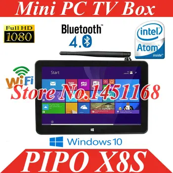 

Tv Box Pipo X8S smart Mini PC Windows10 Intel Z3735F Quad Core Mini PC 7"Tablet HDMI 2GB+32GB