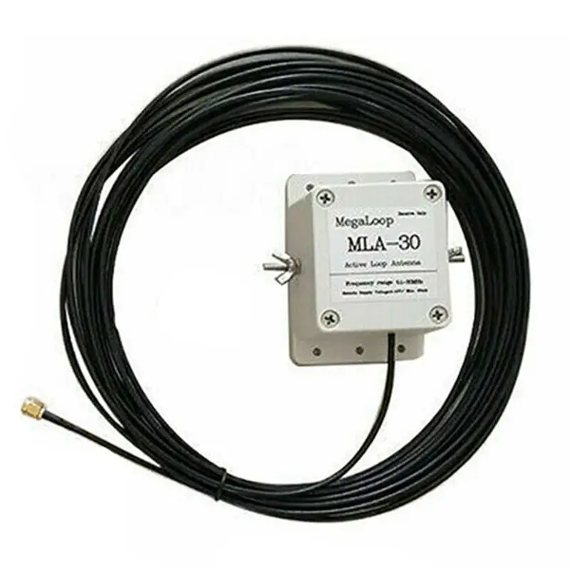 

MLA30+ Loop Antenna Active Receiving Antenna Low Noise Balcony Erection Antenna 100kHz-30MHz for HA SDR Short Wave Radio