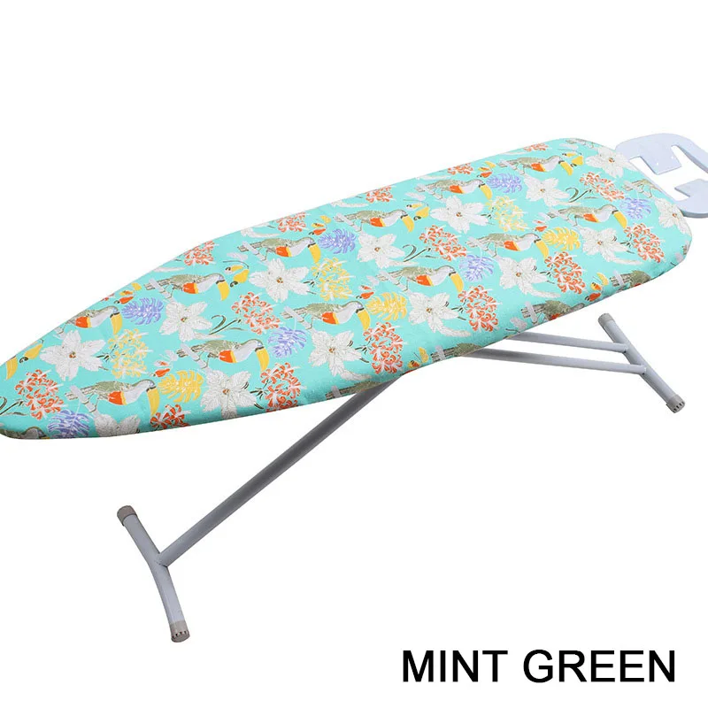 Mint green Термостойкий изысканный эластичный домашний защитный холщовый держатель ткани многоразовый толстый сменный цветочный принт моющийся - Цвет: Mint green