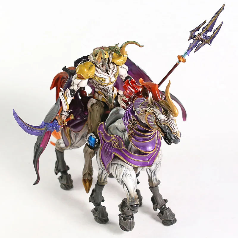 Play Arts Kai Final Fantasy XIII FF13 Odin& Hourse ПВХ фигурка Коллекционная модель игрушки