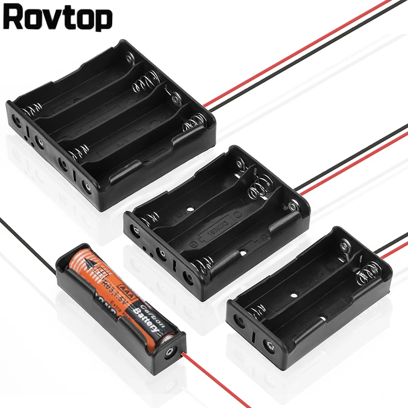 

High Quality 18650 Battery Case Holder DIY Storage Box Plastic Housing 3.7V Power Rechargeable Hold With 1 2 3 4 Slots Hot Sale