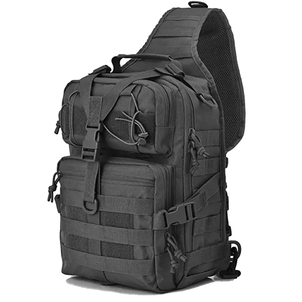 

Military Tactical Sling Shoulder Bag Chest Bags Army Backpack Molle EDC Rucksack Bag for Outdoor Hiking Camping Hunting