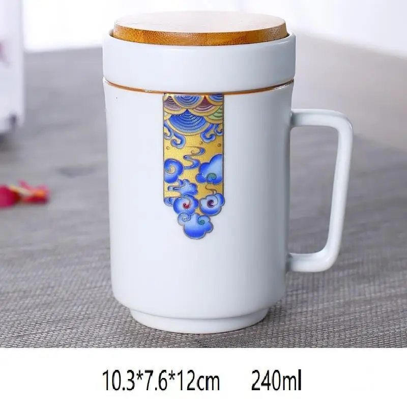 Version N Большой Чай Кофе Vajilla посуда для напитков Copo E посуда Tazzine Caffe Cute Criativa Xicara путешествия кофе керамика Caneca чашка и кружка - Цвет: Version N