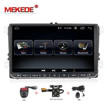 MEKEDE " Android 8,1 автомобильный gps-навигатор для VW GOLF 5, 6 Polo Passat b5, Jetta Tiguan Touran Skoda, seat, canbus, руль