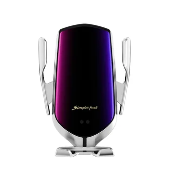 

New Style Smart Infrared Sensing Car Mounted Wireless Charging Magic Clip R2 Car Mounted Support Mobile Phone Wireless Charger F