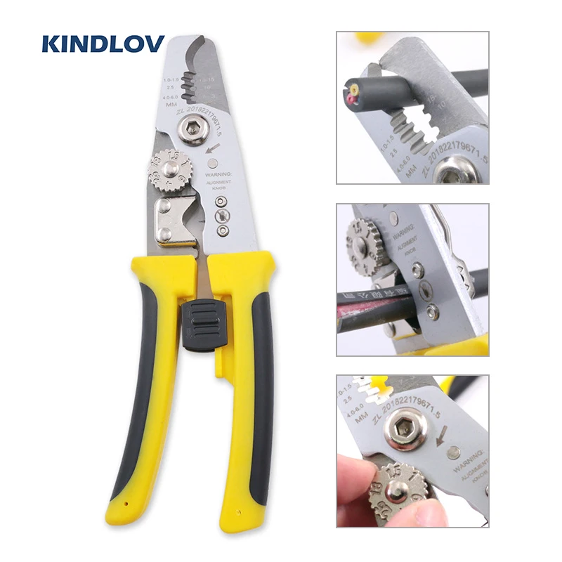 Многофункциональные плоскогубцы KINDLOV инструмент для зачистки проводов обрезка
