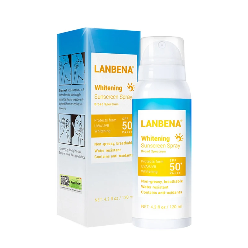 SPF 50+++ отбеливающий Солнцезащитный спрей водонепроницаемый солнцезащитный крем Основа отбеливающая изоляция увлажняющий контроль масла Уход за кожей