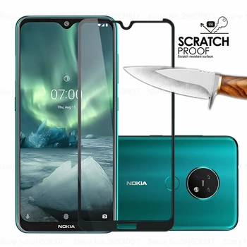 Перейти на Алиэкспресс и купить 3D полное покрытие закаленное стекло для Nokia 7,2 9 2,2 4,2 3,2 8,1 7,1 5,1 Plus X5 защита экрана закаленное стекло для Nokia 9 8 7 2 3
