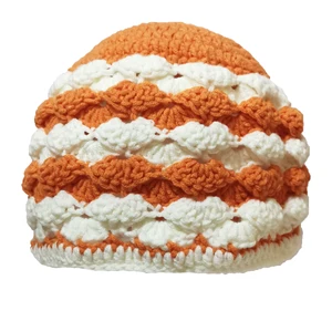 BomHCS Handmade Cake Crochet Beanie Knitted Hat Women's Winter Warm Cap
