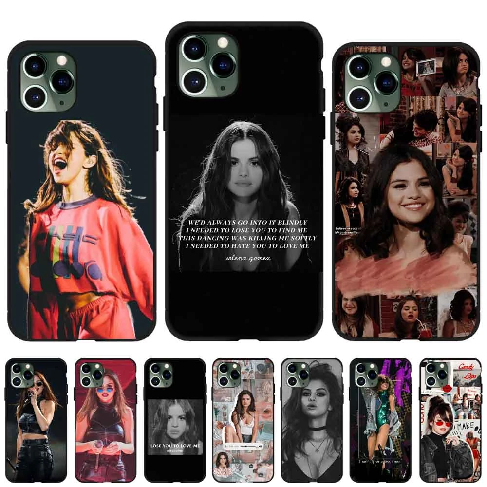 Selena Gomez Rare Candy Black Case For Iphone 12 Mini Xr 11 Pro Max Xs X 7 7plus 8 8plus 6s 5s Se1 Se2 11promax Soft Cover Coque Phone Case Covers Aliexpress