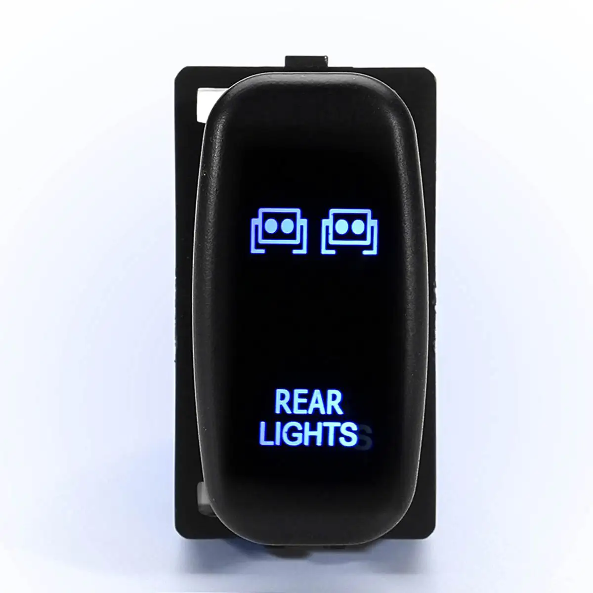 Rear Lights 1 шт. 12 В красный/синий светодиодный световой бар точечный противотуманный задний световая кнопка включения переключатель Автомобильный светодиодный переключатель для Mitsubishi Pajero Trition envior - Цвет: Rear Lights
