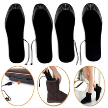 Croppable USB нагревательная стелька теплые стельки для ног зарядка нагревательные стельки для мужчин и женщин FH99