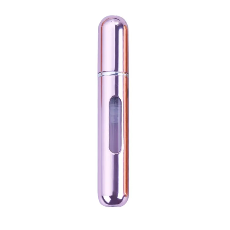 8 ml bright pink Мини 5 мл 8 мл многоразовый флакон-спрей для духов Алюминиевый распылитель портативный дорожный косметический контейнер бутылка для духов красочный - Цвет: 8 ml bright pink