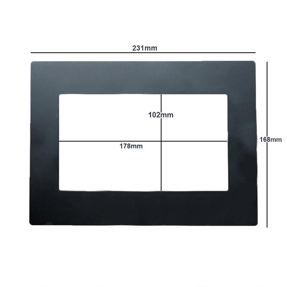 Black 2 din frame Replacement Dash panel Stereo 1pc Auto Universal Trim | Автомобили и мотоциклы