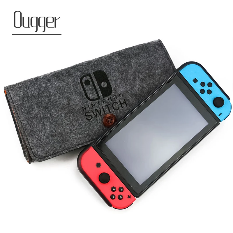 

Felt Portable Storage Bag for Switch Case Game Accessory Memory Card Holder Carrying Case for NS Nintend Switch Console Game Bag