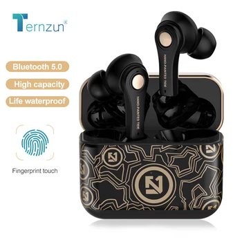 

TS100 Bluetooth 5.0 TWS Earphones Wireless Fashion Colorful Sport Earphones Hifi Stereo Earbuds Sweatproof With Microphone