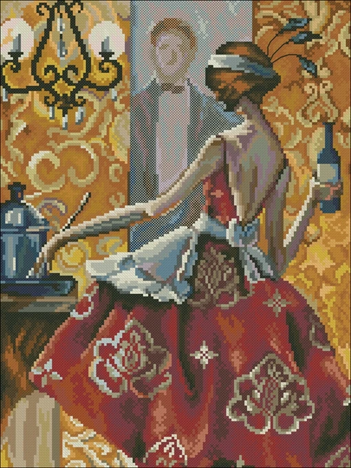 

cotton genuine long-staple cotton from Egypt with a needle-free kit RTO M241 glamorous woman