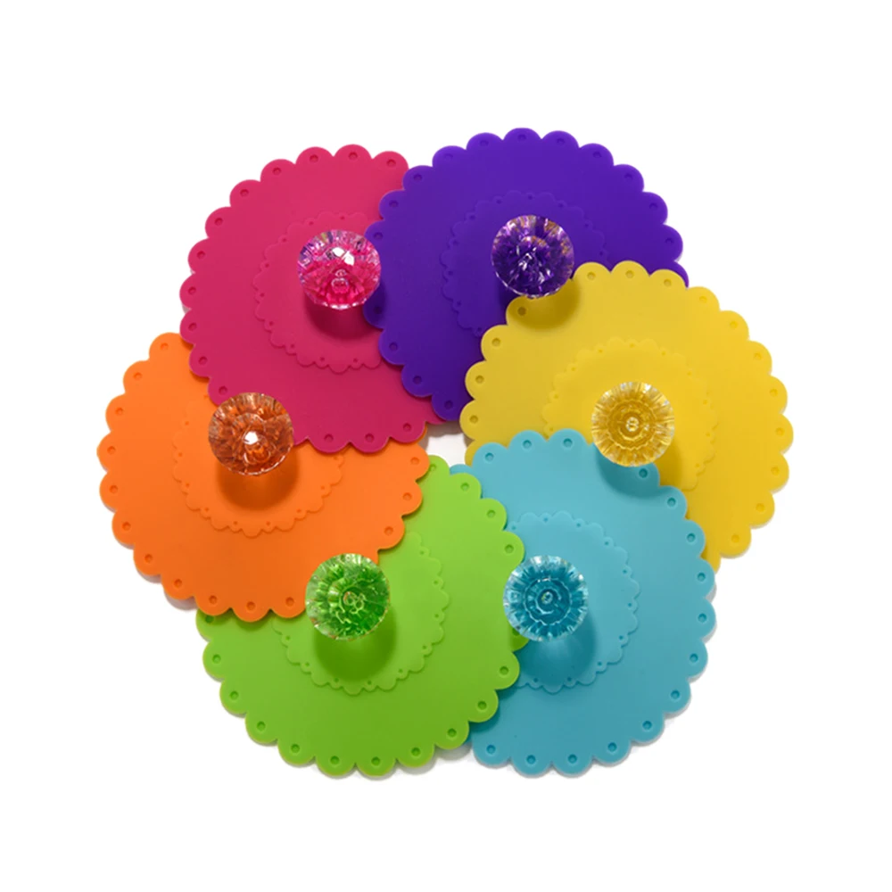 Silicone Covers Glasses Silicone Cup Lid Cover Silicone Coffee