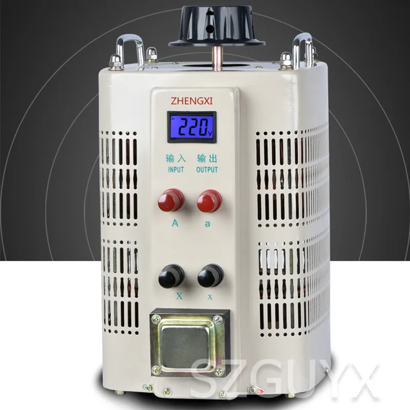 10 кВт Высокая мощность трансформатора 0 v-250 v Регулируемый бытовой лабораторный трансформатор однофазный регулятор напряжения переменного тока