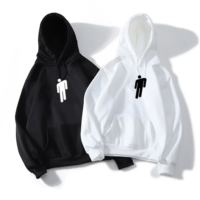 New Billie Eilish Hoodies Bad Guy Print Baby Boys Hooded Baby Girls Sweatshirt Hooded Hoodie Pullover Toddler Sweatshirts Unisex