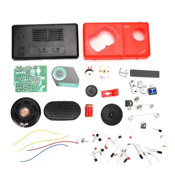 

platenspeler 3V Six-tube AM S66E Radio Classic Circuit Electronic Components DIY Production Kit with 5mm Headphone Jack flex