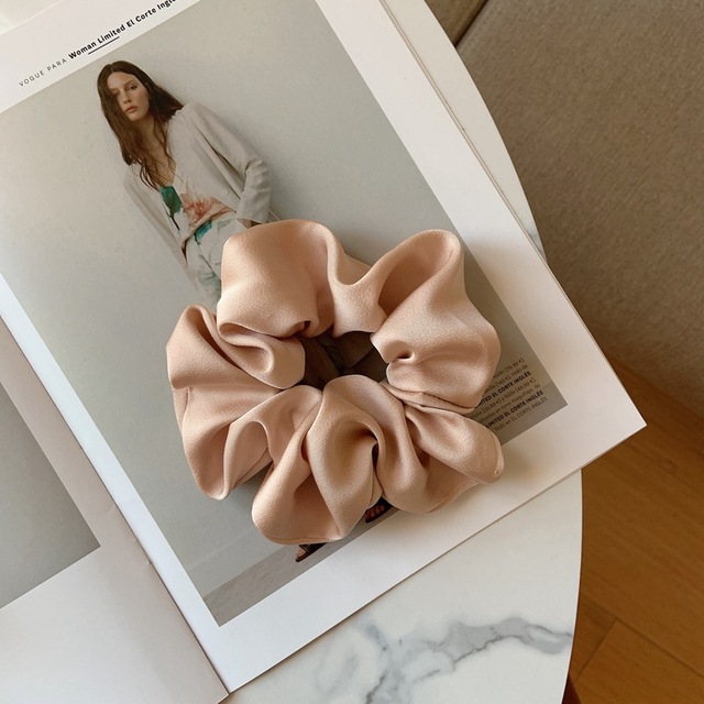 New Products Real Silk Satin Tie Head Rope Hair Accessories for Ladies Fashion Hair Tie