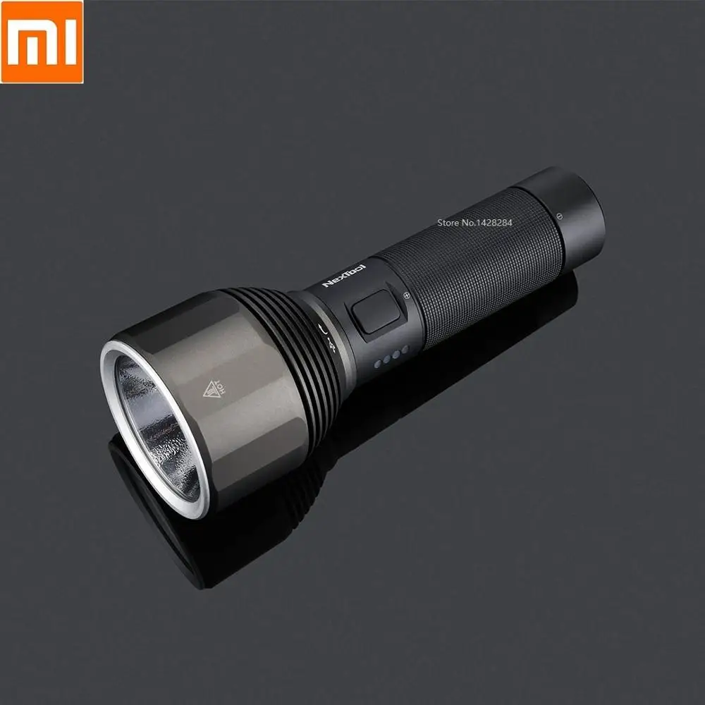 

Xiaomi LED Flashlight Waterproof Portable Mini LED Torch 3000mAh Power Bank USB Rechargeable for Outdoor Bike
