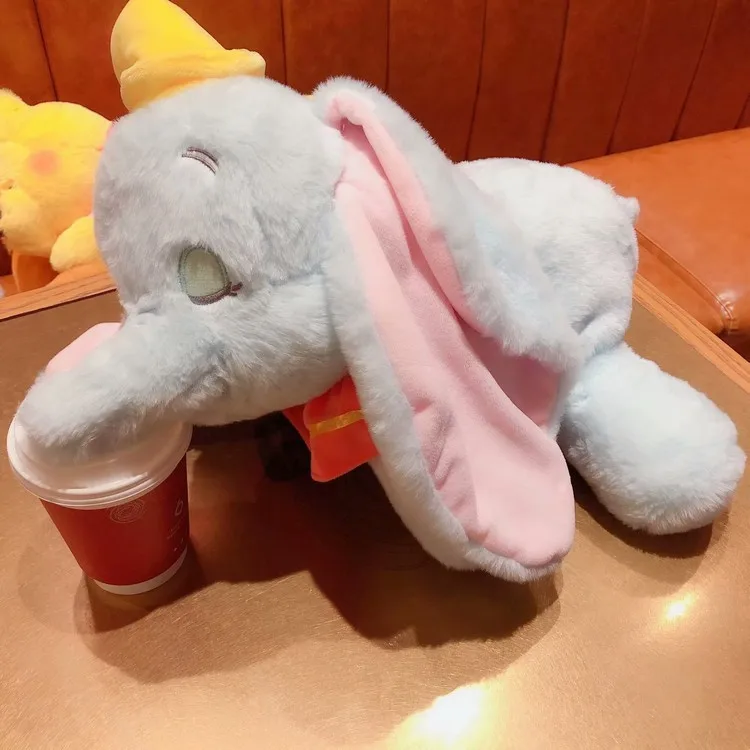 1 шт. 45 см мультфильм большой Dumbo Стич, Дональд Дак Винни чипмун кошка Спящая плюшевая игрушка кукла мягкие животные Подушка подарок для девочек - Цвет: Dumbo