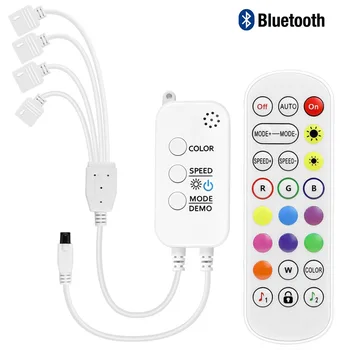 

RGBW bluetooth 24 Keys IR Remote Controller DC 5V 24V 16 Million Colors Magic Home WiFi LED Controller For RGB LED Strip Lights