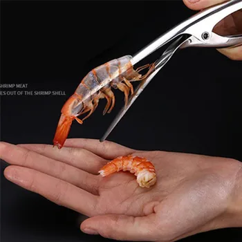 

Household Restaurant Stainless Steel Smart Shrimp Peeling Plier Kitchen Easy Peel Shrimp Clamp Handy Shrimp Peel Tool