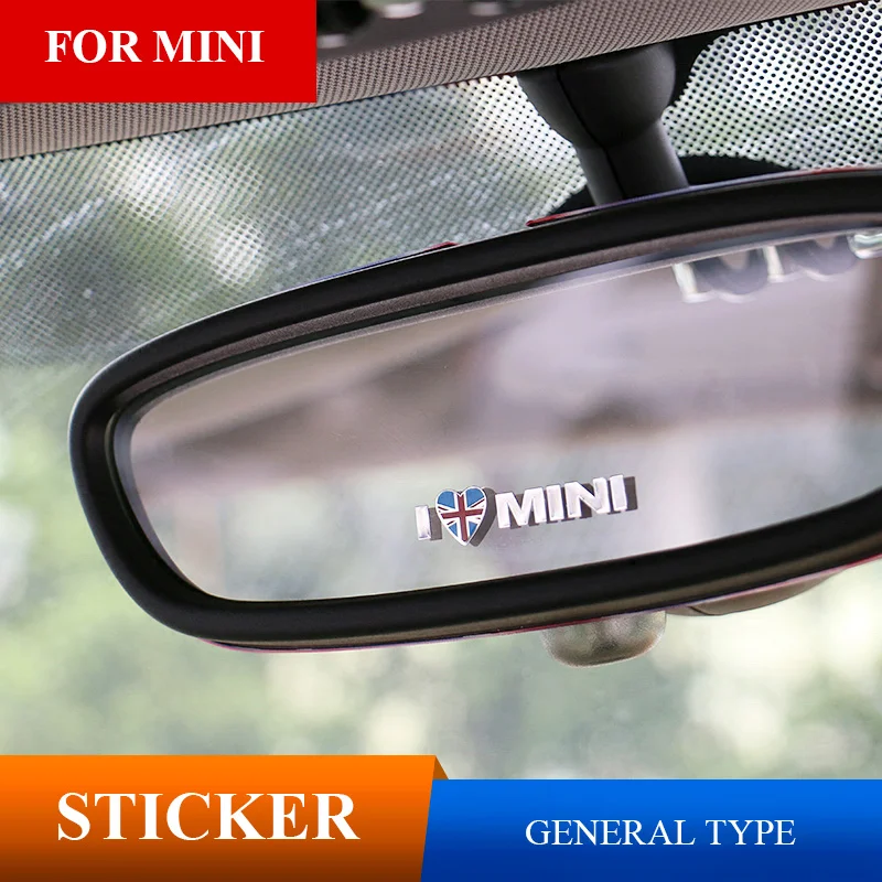 

Gray Union Jack Metal Sticker Emblem Decals Car Styling For Mini Cooper Countryman Clubman F55 F56 R55 R56 R60 F60 Accessories