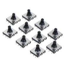10 pces smd 5 interruptor de cinco vias multi interruptor de direção toque botão de reset multi-função interruptor 10*10*9mm