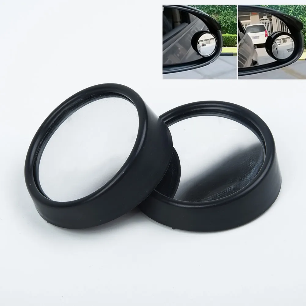 

2pcs Car Blind Spot Mirror Wide Angle Mirror 360 Rotation Adjustable Convex Swivel Adjustable Angle Mirror