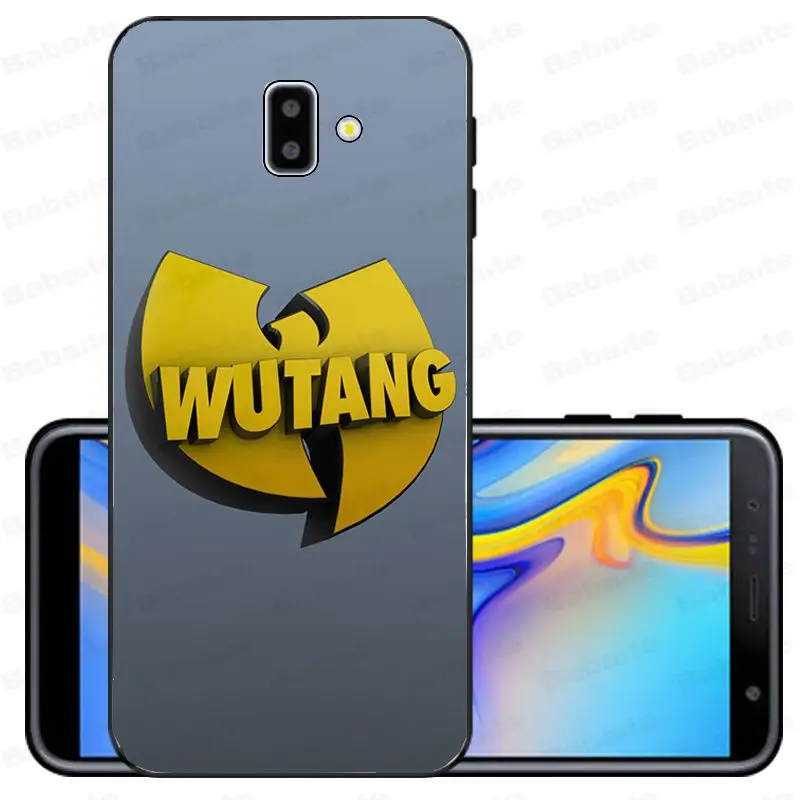 Wu-Tang Wu Tang Clan черный ТПУ Мягкий силиконовый чехол для телефона samsung Galaxy j6 plus A6 A8 A9 A10 A30 A50 Coque Shell