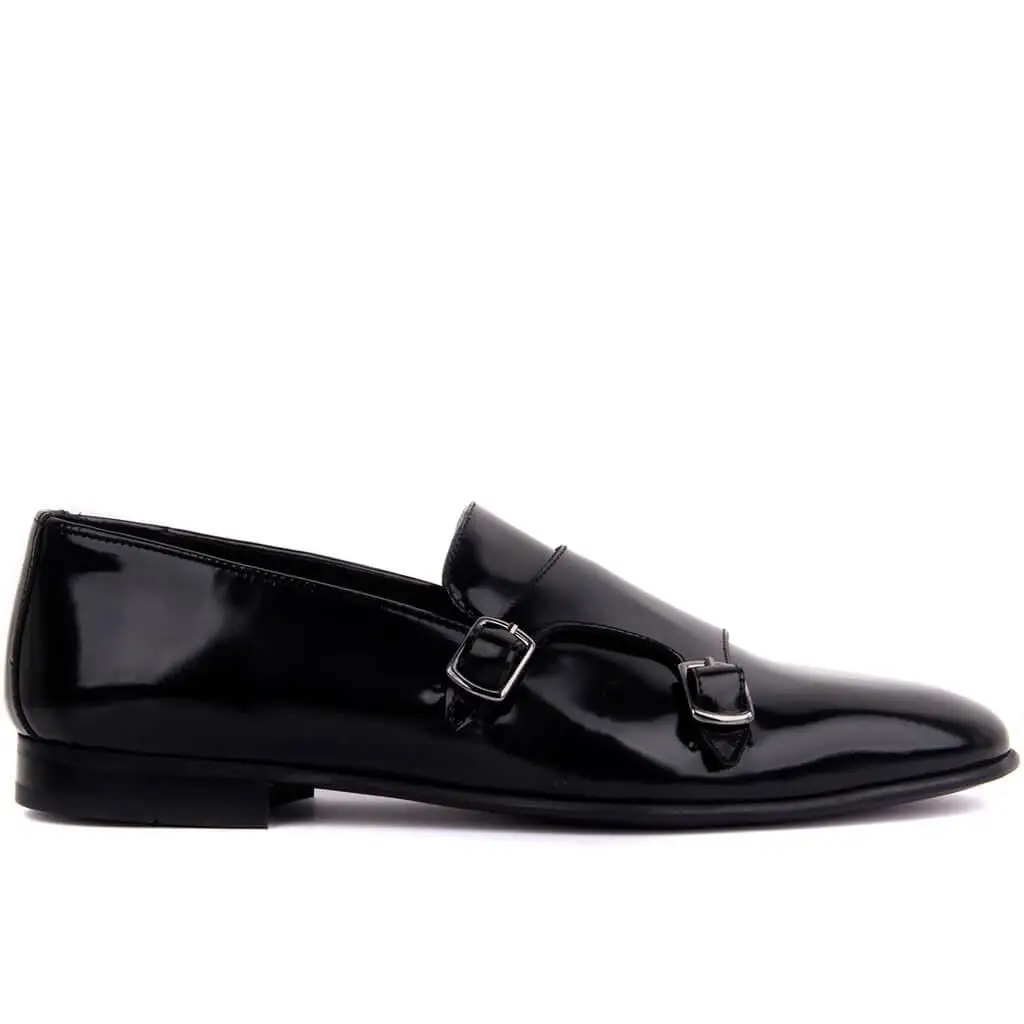 

Sail-Lakers Black Opening Leather Male Shoes