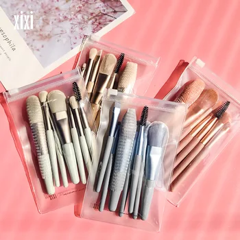 Online 7Pcs/set Wholesale Makeup Brush Set Premium Synthetic Foundation Powder Concealers Eye Shadows Blush Cosmetic Makeup Brushes