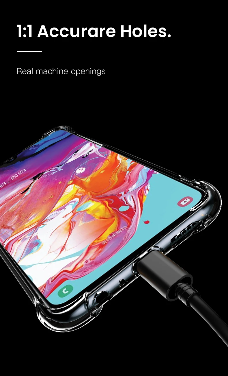 Chống Sốc TPU Cho Samsung A50 A70 A40 A30 A20 A10 A90 A80 Dành Cho Galaxy S10 S9 S8 Plus note 9 8 A7 2018 Bìa Mềm samsung cute phone cover