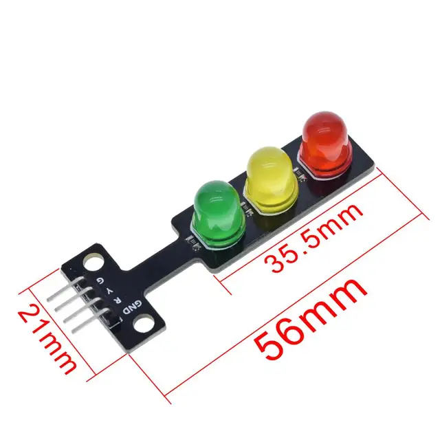 LED traffic lights light-emitting module / digital signal output Traffic light module / electronic building blocks - Image 3