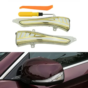 

LED Turn Signal Light Sequential Side Mirror Dynamic Blinker For Infiniti QX60 QX70 2016-2018 For Nissan Skyline 2015-2018