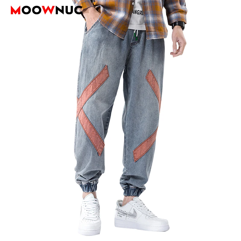 

Jeans For Men Male Trousers Loose Summer Streetwear 2020 New Denim Pants Spring Casual Ankle-length Sweatpants Hip Hop Designer