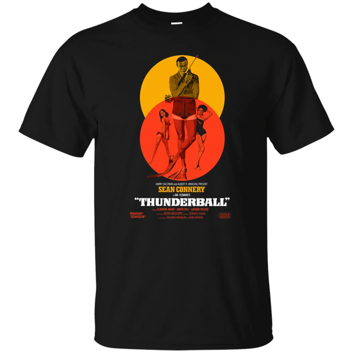 Thunderball James Bond Sean Connery Il Dottor No Danese футболка | Мужская одежда