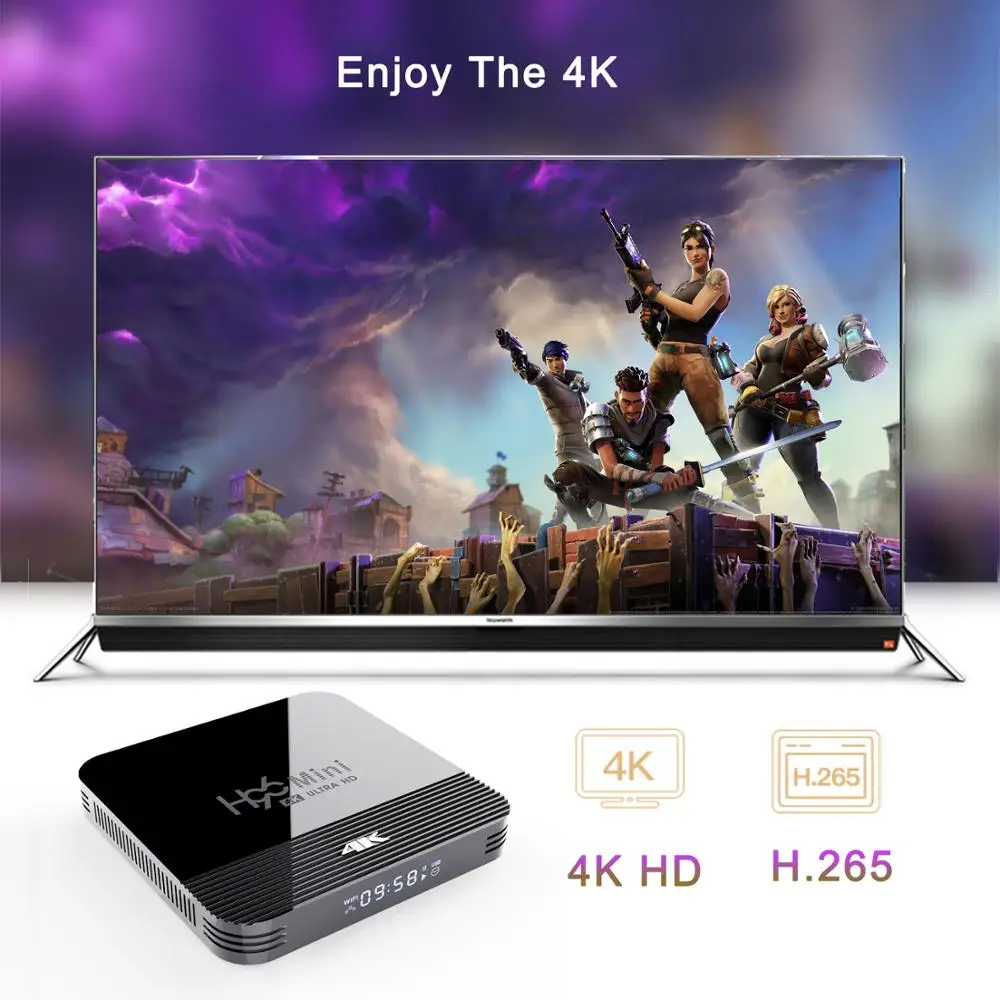 H96 Мини ТВ приставка Android 9 0 1 ГБ ОЗУ 8 Гб Google RK3228 четырехъядерный Wifi Youtube 4K
