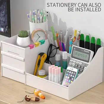 

Cosmetic Storage Box Save Space Eco-Friendly Large Capacity Stationery Nail Polish
